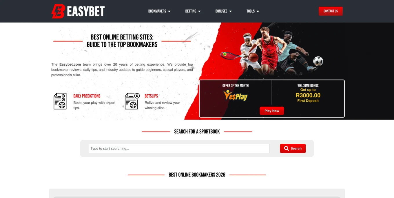 EasyBet best online sportsbook bookmakers