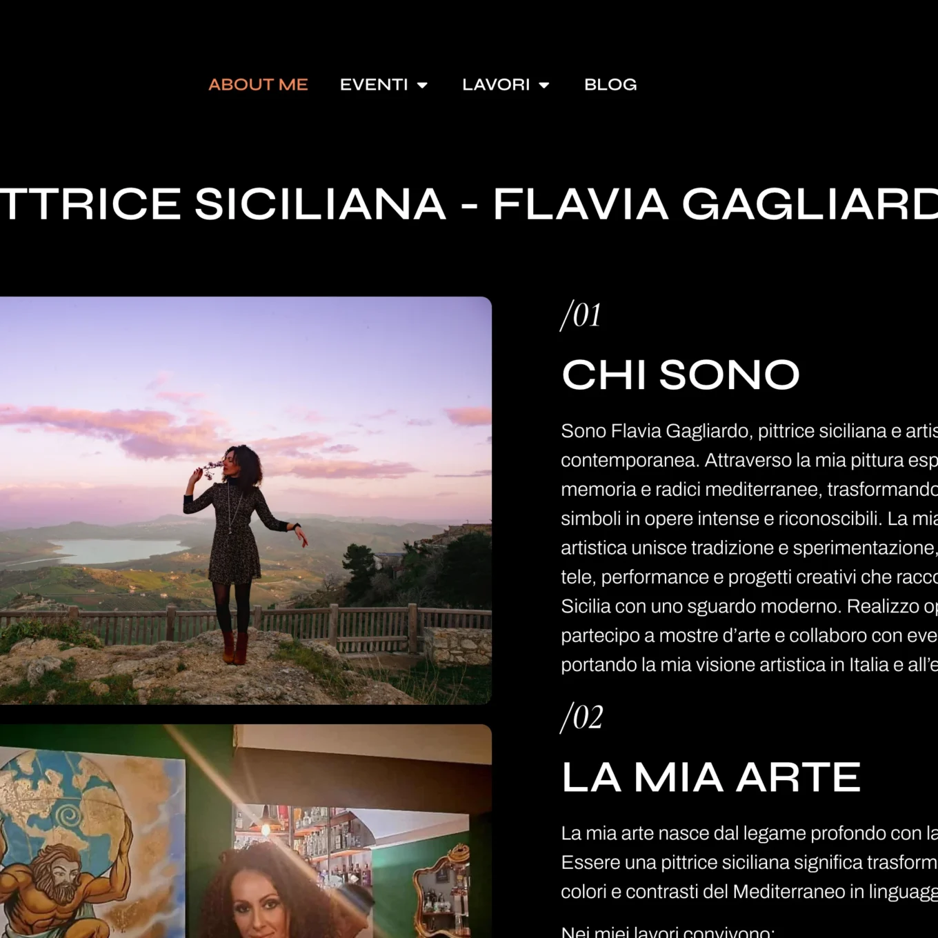 Pittrice Siciliana Flavia Gagliardo