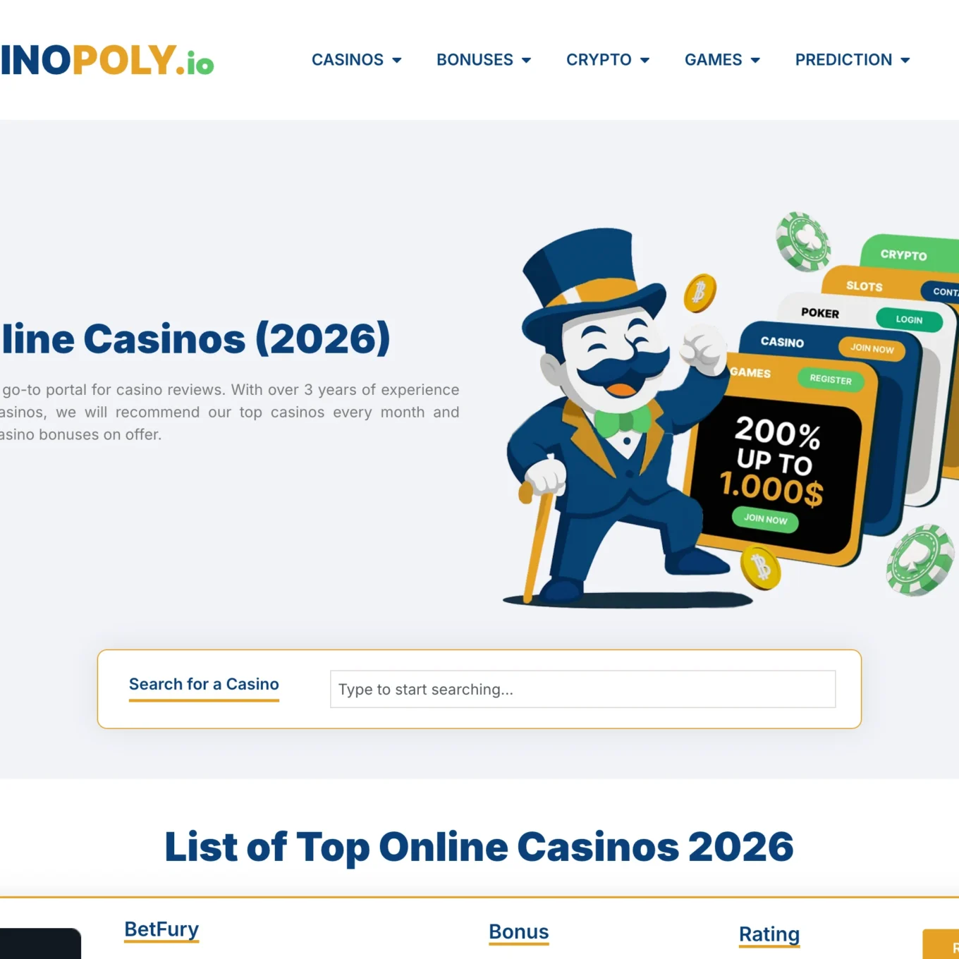 casinopoly online crypto casinos